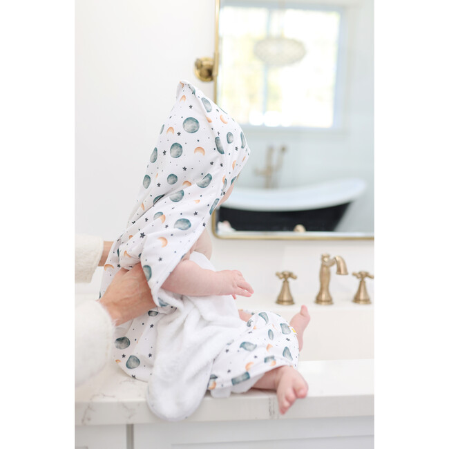 Roux Hooded Towel, White - Towels - 5