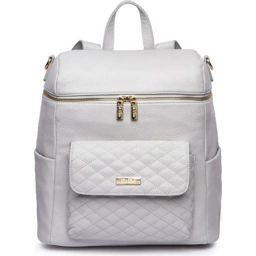 Monaco Diaper Bag | Stone Grey - Luli Bebé Bags & Luggage  display picture 1