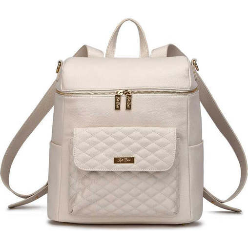 Monaco Diaper Bag | Pearl White - Diaper Bags - 3