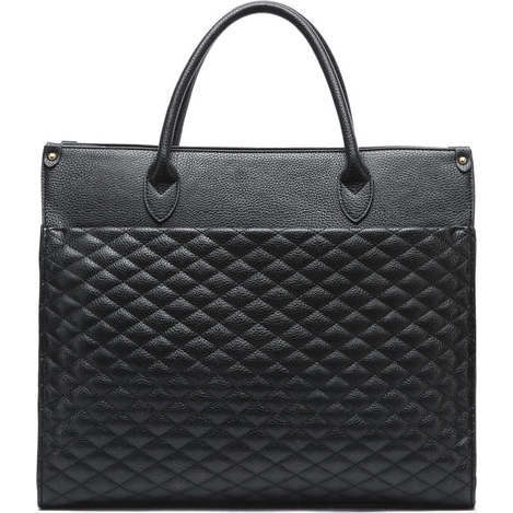 Monaco Tote Bag | Ebony Black - Diaper Bags - 5