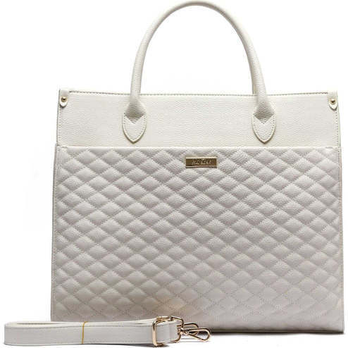 Monaco Tote Bag | Pearl White - Diaper Bags - 5