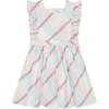 Plaid Square Neck Ruffle Sleeve Pinny Dress, Multicolors - Dresses - 1 - thumbnail