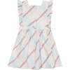 Plaid Square Neck Ruffle Sleeve Pinny Dress, Multicolors - Dresses - 3