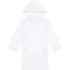 Print Terry Hooded Cover-Up, Rose - Cover-Ups - 1 - thumbnail