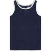 Terry 2-Piece Top And Short Set, Navy Solid - Mixed Apparel Set - 1 - thumbnail