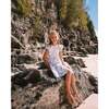 Plaid Square Neck Ruffle Sleeve Pinny Dress, Multicolors - Dresses - 2