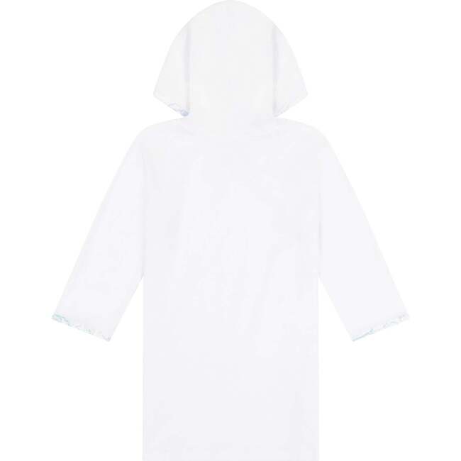 Print Terry Hooded Cover-Up, Rose - Cover-Ups - 3