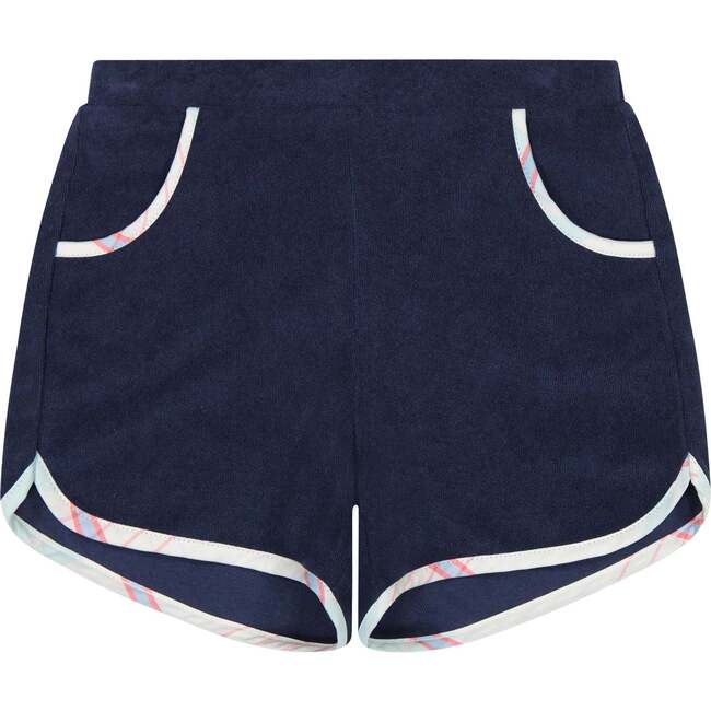 Terry 2-Piece Top And Short Set, Navy Solid - Mixed Apparel Set - 5