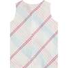 Plaid Ruffle Sleeveless Top And Short Set, Multicolors - Mixed Apparel Set - 3