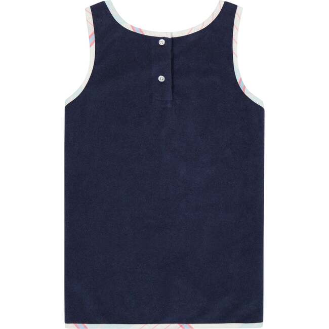 Terry 2-Piece Top And Short Set, Navy Solid - Mixed Apparel Set - 3