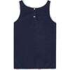 Terry 2-Piece Top And Short Set, Navy Solid - Mixed Apparel Set - 3