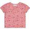 Print Top And 2-Tiered Skirt Set, Paisley - Mixed Apparel Set - 5