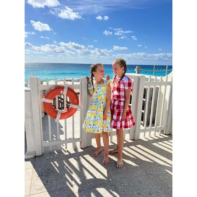 Plaid Top And 2-Tiered Skirt Set, Red Buffalo - Mixed Apparel Set - 5