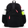 Pickleball Time Backpack, Black - Bags - 1 - thumbnail