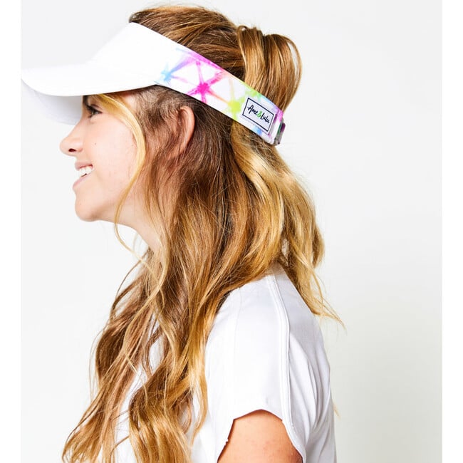 JuniorLove Visor, Rainbow Shibori - Hats - 2