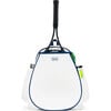 Game On Tennis Backpack, White/Navy/Green - Backpacks - 1 - thumbnail