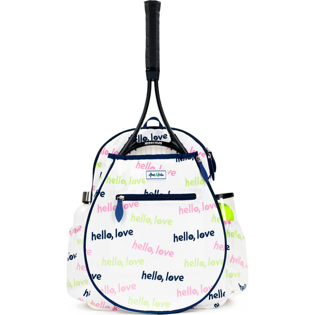 Big Love Tennis Backpack, Hello Love