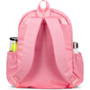 Big Love Tennis Backpack, Coral Tennis Grid - Backpacks - 3 - thumbnail