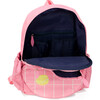 Big Love Tennis Backpack, Coral Tennis Grid - Backpacks - 4