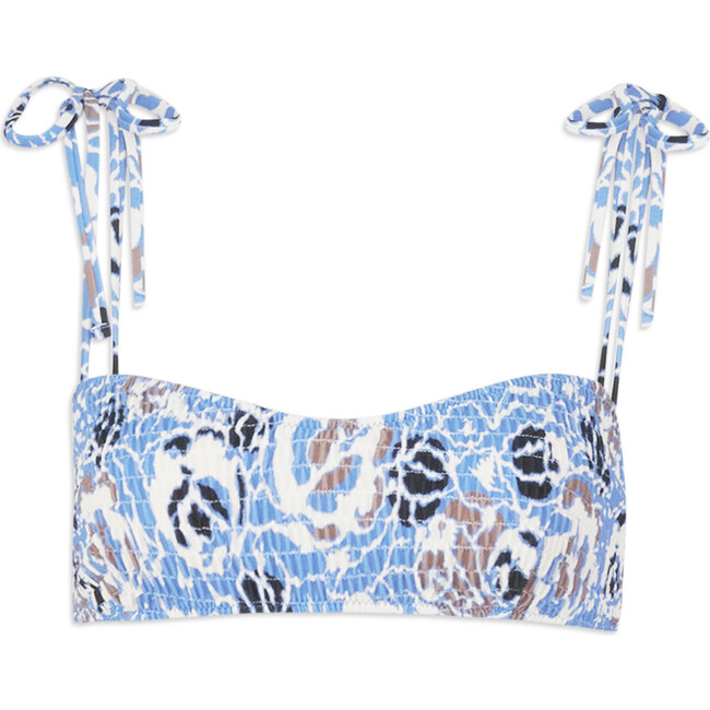 Women's Valencia Smocked Bikini Bottom, Marina Multi