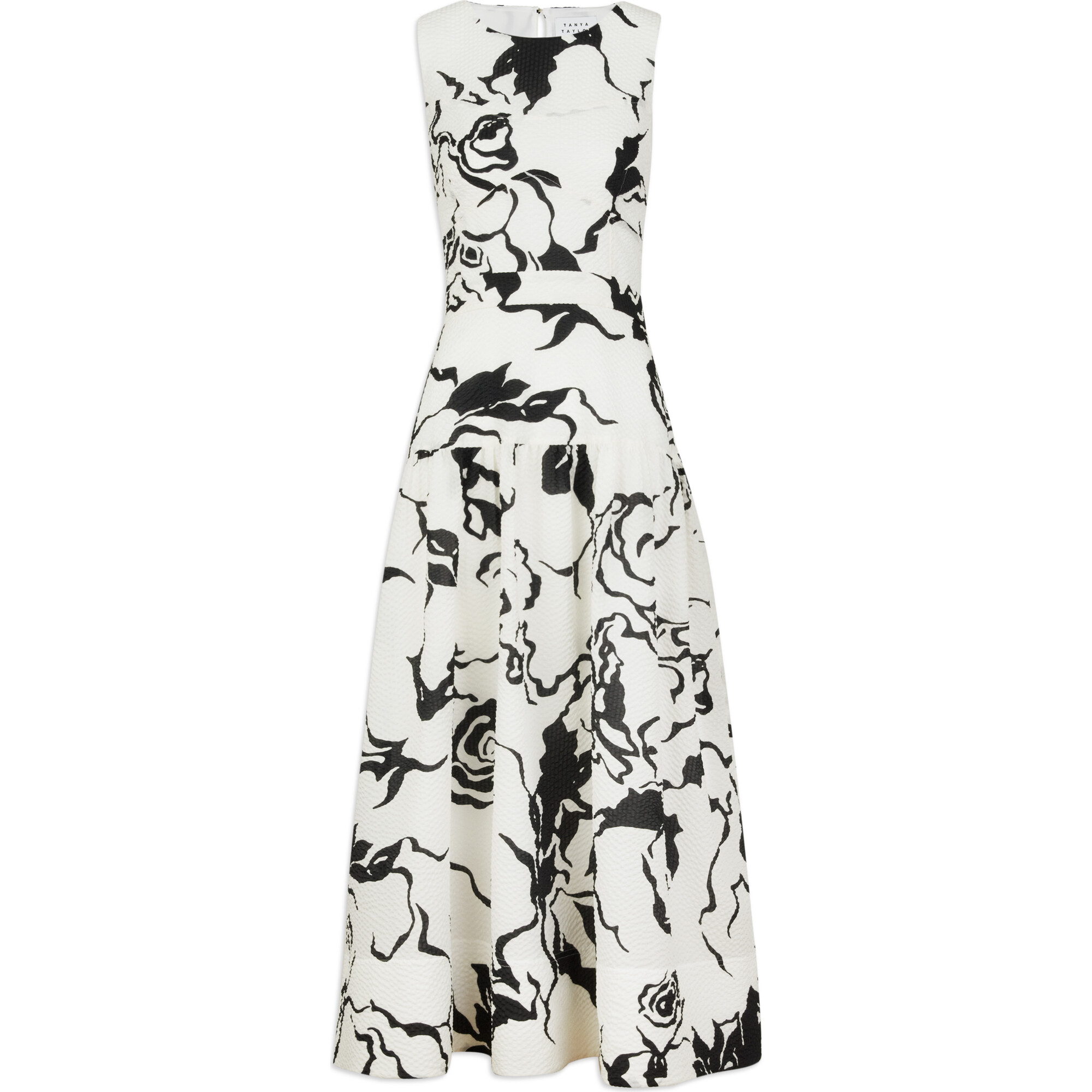 Women's Jackie Dress, Cream/Black - Tanya Taylor Dresses | Maisonette