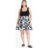 Women's Zaye Dress, Black/Chalk Multi - Dresses - 2