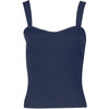 Women's Janie Knit Top, Maritime Blue - Shirts - 1 - thumbnail