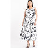 Women's Jackie Dress, Cream/Black - Dresses - 2