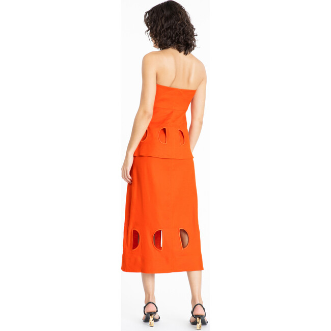 Women's Ebba Top, Blood Orange - Shirts - 3