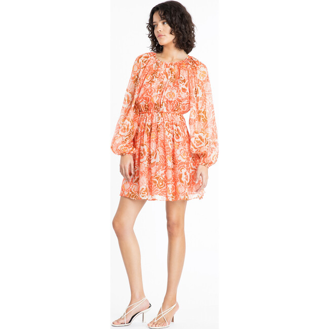Women's York Dress, Guava Multi - Dresses - 3