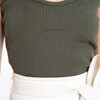 Women's Janie Knit Top, Olive - Shirts - 4