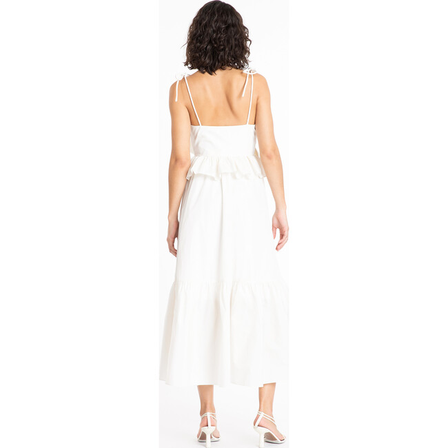Women's Delphine Dress, Chalk - Dresses - 4