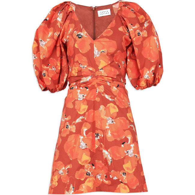 Women's Lacey Dress, Ginger Multi - Dresses - 1