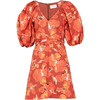 Women's Lacey Dress, Ginger Multi - Dresses - 1 - thumbnail