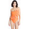Women's Sarita One-Piece, Melon - One Pieces - 2