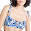 Women's Valencia Smocked Bikini Bottom, Marina Multi - Two Pieces - 5
