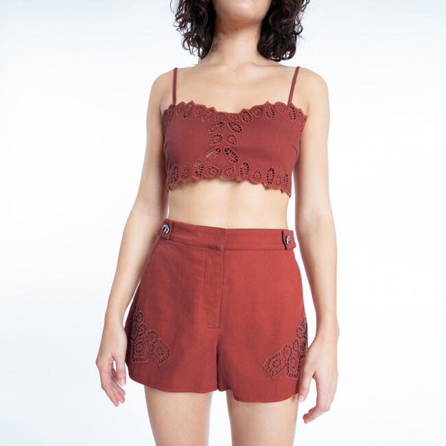 Women's Shiya Top, Ginger - Shirts - 5