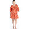 Women's Lacey Dress, Ginger Multi - Dresses - 2