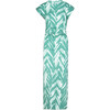 Women's Aurora Dress, Pistachio/River - Dresses - 1 - thumbnail