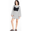 Women's Davie Dress, Cream/Black - Dresses - 3