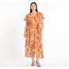 Women's Blaire Dress, Melon Multi - Dresses - 2