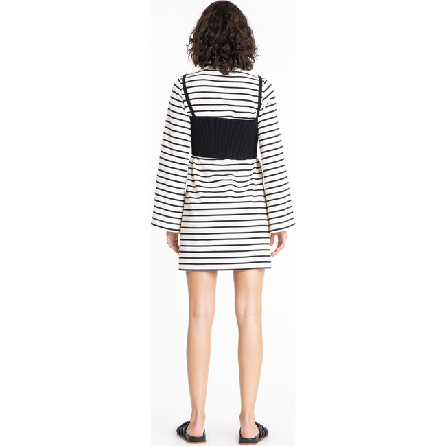 Women's Davie Dress, Cream/Black - Dresses - 4