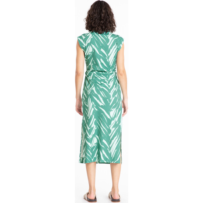 Women's Aurora Dress, Pistachio/River - Dresses - 4