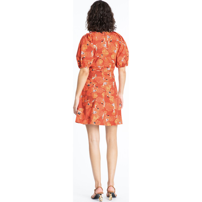 Women's Lacey Dress, Ginger Multi - Dresses - 4