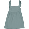 Lara Ruffle Strap Dress, Smoke Blue - Dresses - 1 - thumbnail
