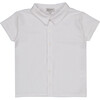 Manu Baby Classic Collar Shirt, Storm Stripes - Shirts - 1 - thumbnail