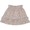 Juju Ruffle Waist And Trim Skirt, Dalia Violine - Skirts - 1 - thumbnail