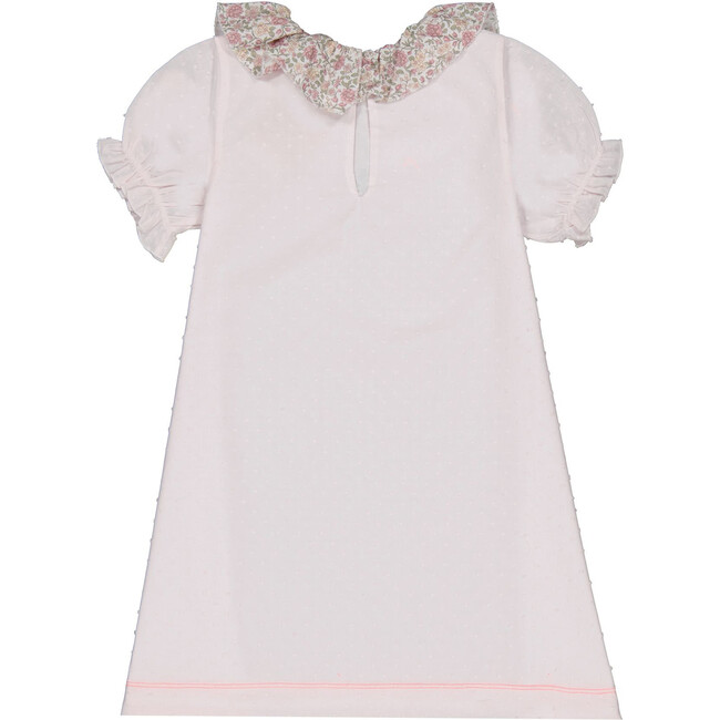 Coco Ruffle Collar Dress, Chantilly Plumetis - Dresses - 3