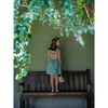 Lara Ruffle Strap Dress, Smoke Blue - Dresses - 5
