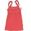 Lara Ruffle Strap Dress, Cerise - Dresses - 3